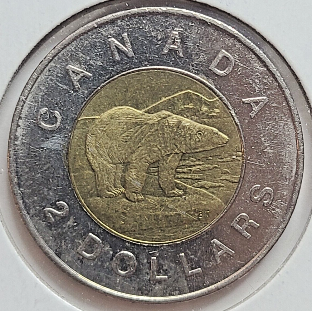 Canada 1996 $2 Two Dollar Toonies Coin C021