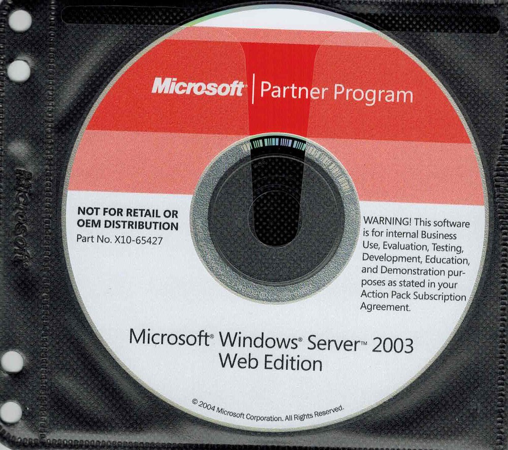 Microsoft Windows Server 2003 Web Edition