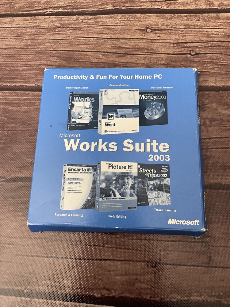 Microsoft Works Suite 2003 Has Product Key