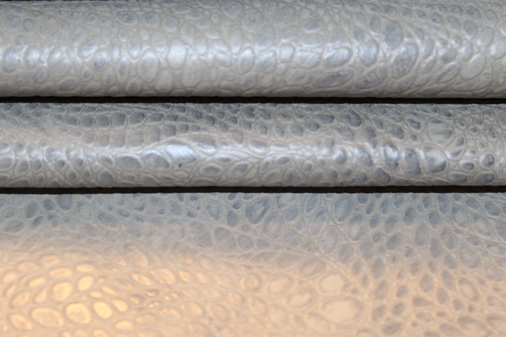 Soft Blue Croc  (Various Sizes) Thin but slightly stiff  ZE 3