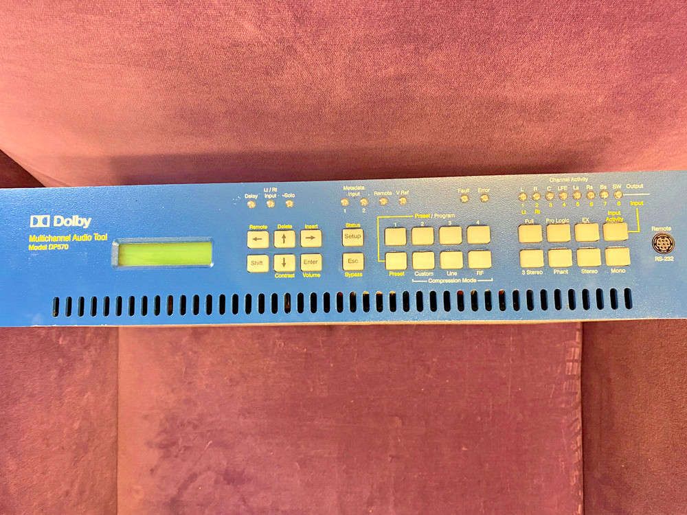 Dolby Digital DP570 Multi Channel Audio Tool Professional Audio