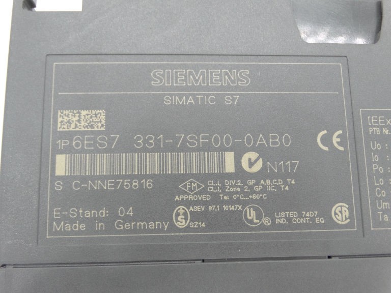 SIEMENS 6ES7331-7SF00-0AB0 PLC Module