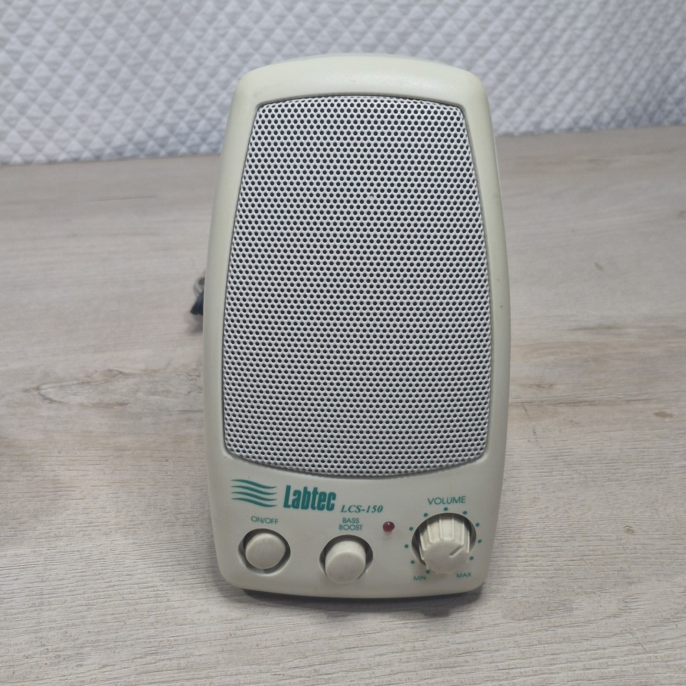 Vintage Computer Parts: Used Labtec LCS-150 Computer Speaker System