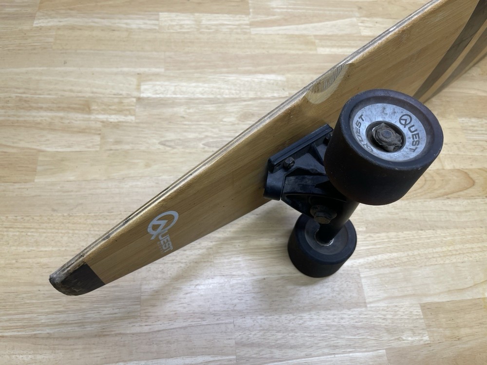 40" Quest Bamboo Longboard Skateboard Complete