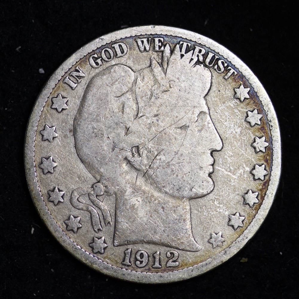 1912-D Barber Silver Half Dollar BO81