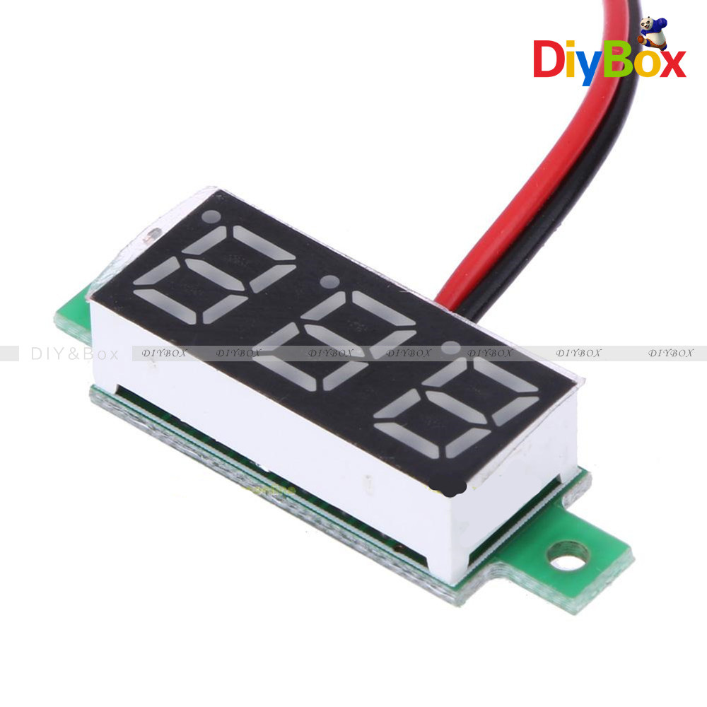 0.28" 2.50~30V Voltmeter Voltage Meter LED Display Panel Red/Blue/Yellow/Green