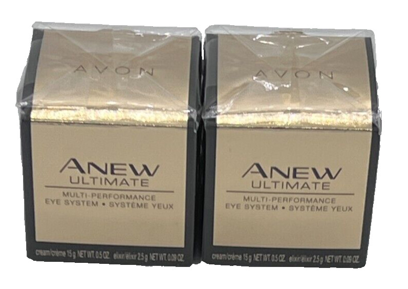 AVON ANEW ULTIMATE MULTI PERFORMANCE EYE SYSTEM .5 fl.  (2 PACK) AM/PM