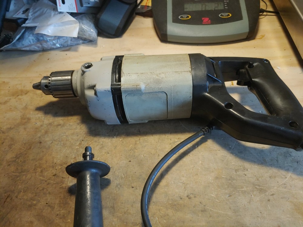 PORTER CABLE 636 HEAVY DUTY 3/8" REVERSIBLE "D HANDLE" ELECTRIC DRILL