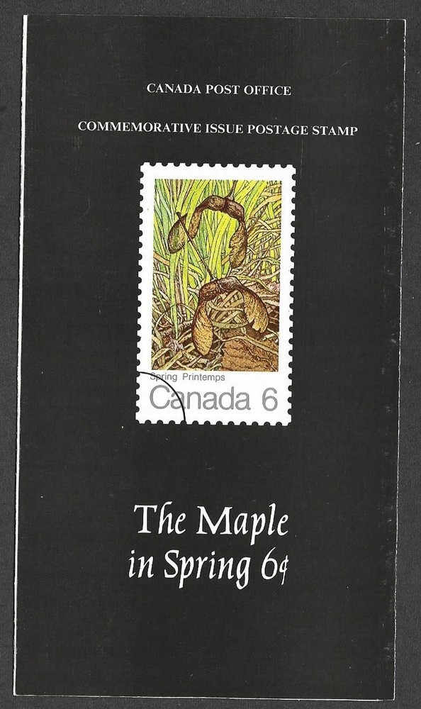 CANADA 1971 THE MAPLE IN SPRING BOOKLET 5-FOLD CANADA POST OFFICE