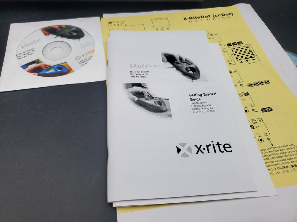 X-Rite X-riteDot CTP30 Plate Meter reader Xrite ccDot Dot