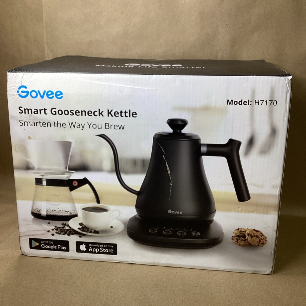 Govee Smart Electric Kettle, WiFi Variable Temperature Gooseneck Pour Over Kettl
