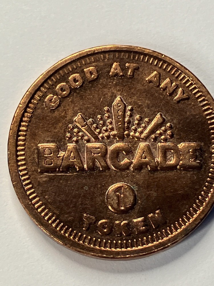 Barcade Original Arcade Bar Token #tj1