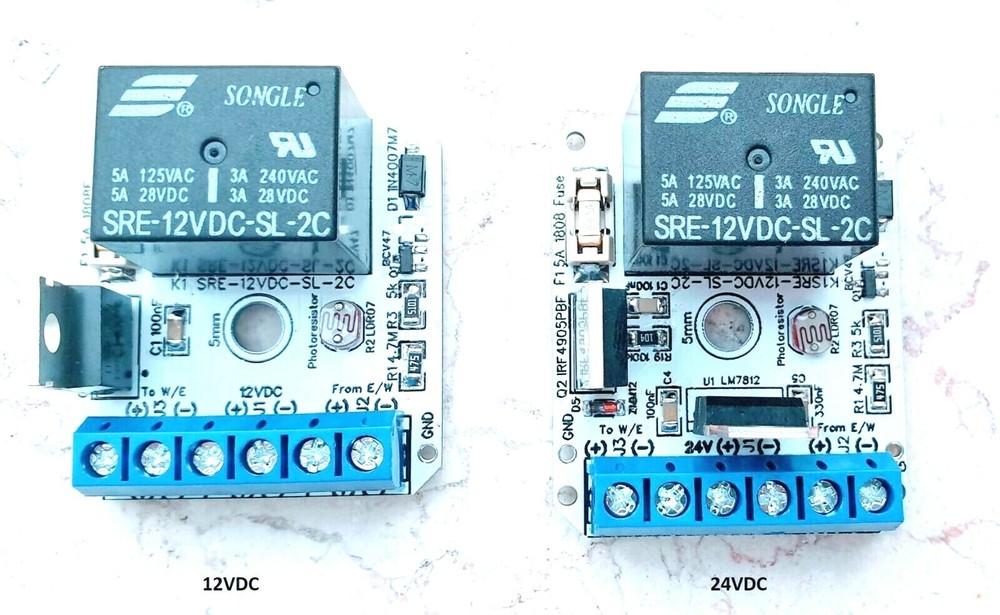 24V 5Amp West East Auto Sensor Night DIY PV Panel Sun Tracking Controller Board