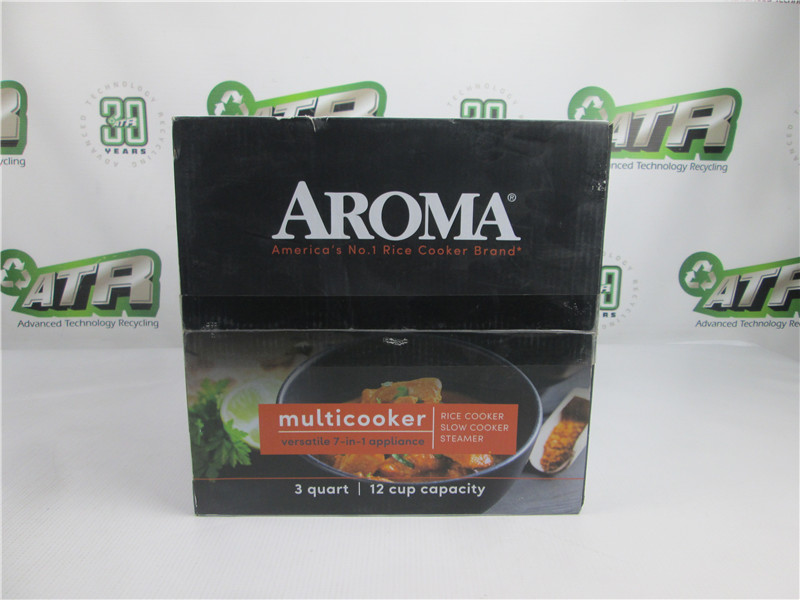 Aroma ARC 966BD Rice Cooker 12 Cup Digital Programmable New Open Box