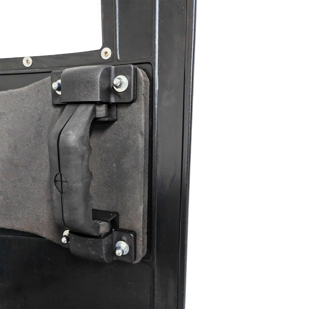 PC Black Anti-riot Shield Security Protection Self Guard Hand-Held Rectangle