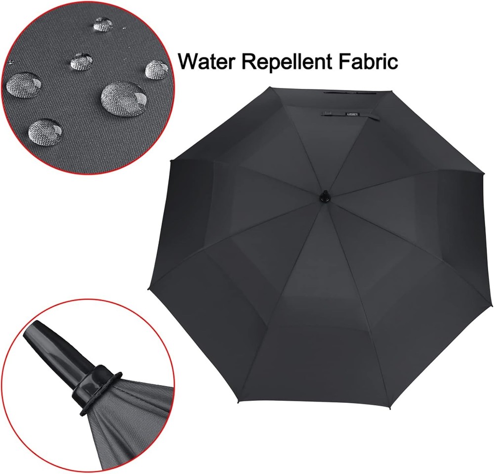 Durable Automatic Open Golf Umbrella Oversize Extra Large Double Canopy