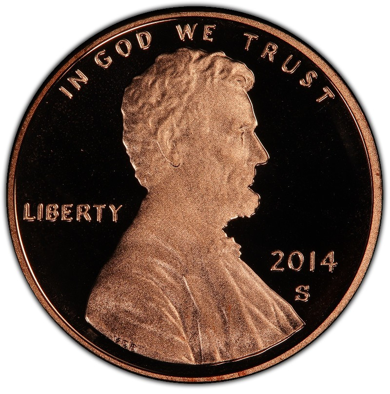 2014-S Proof Lincoln Shield Cent 1C