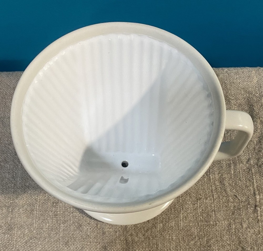 #4 Starbucks Coffee Filter Pour Over Brewer Drip Single Cup Coffeemaker Ceramic