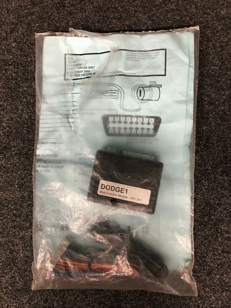 AST DODGE1 MULTI FUNCTION MODULE DOORLOCK, ALARM CONTROL AND TRANSPONDER BYPASS