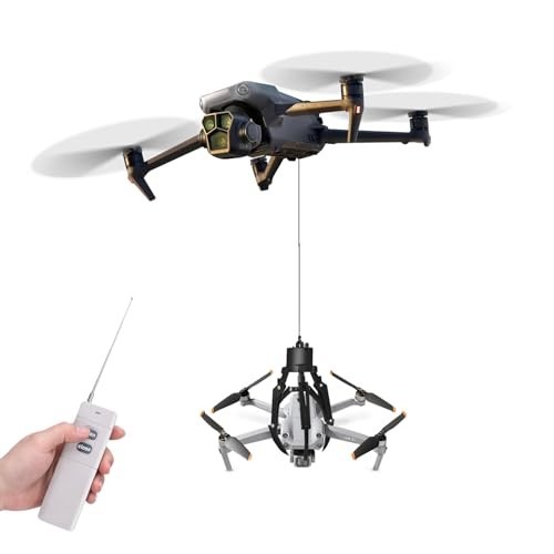Airdrop Drone Grasping System - Mechanical Claw Hook Grabber for Payload Release