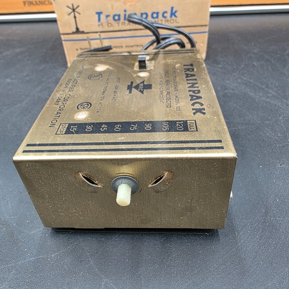 MRC TrainPack Model 100 Train Controller Power Transformer N / HO Scale UNTESTED