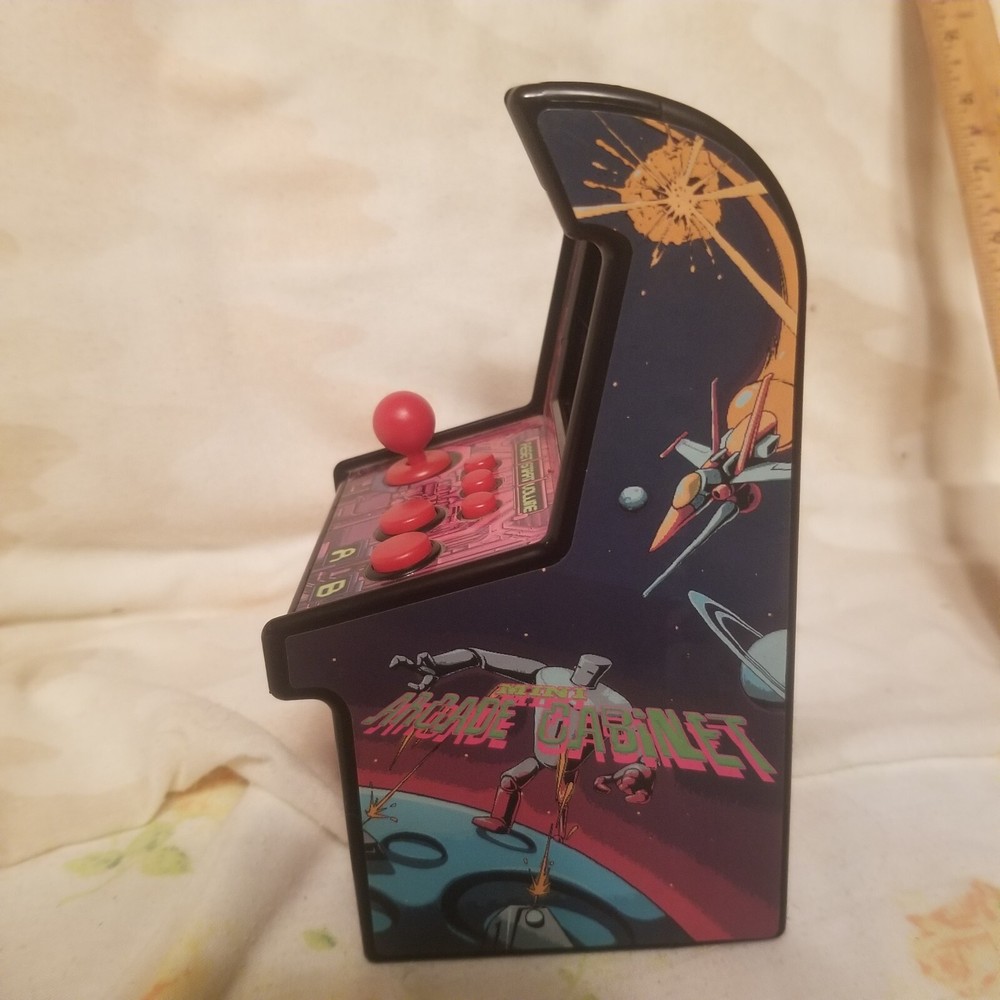 80s Arcade Game Console, 6" tall, numerous games