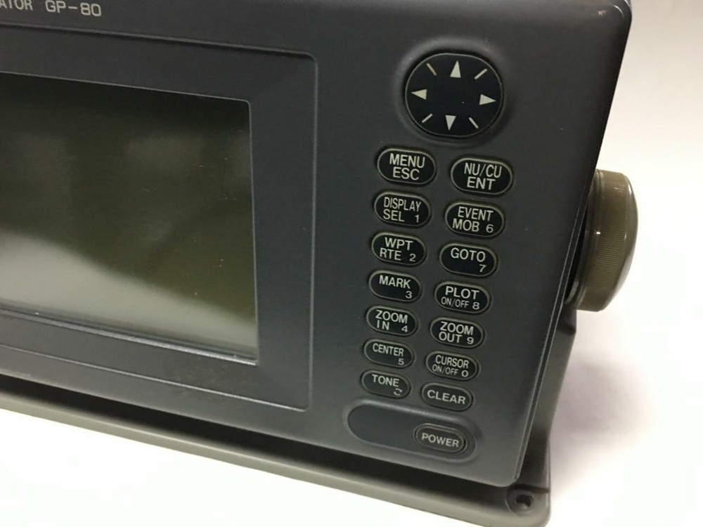 UNTESTED / UNIT ONLY FURUNO GP-80 GPS NAVIGATOR + ANTENNA (NO ACCESSORIES)