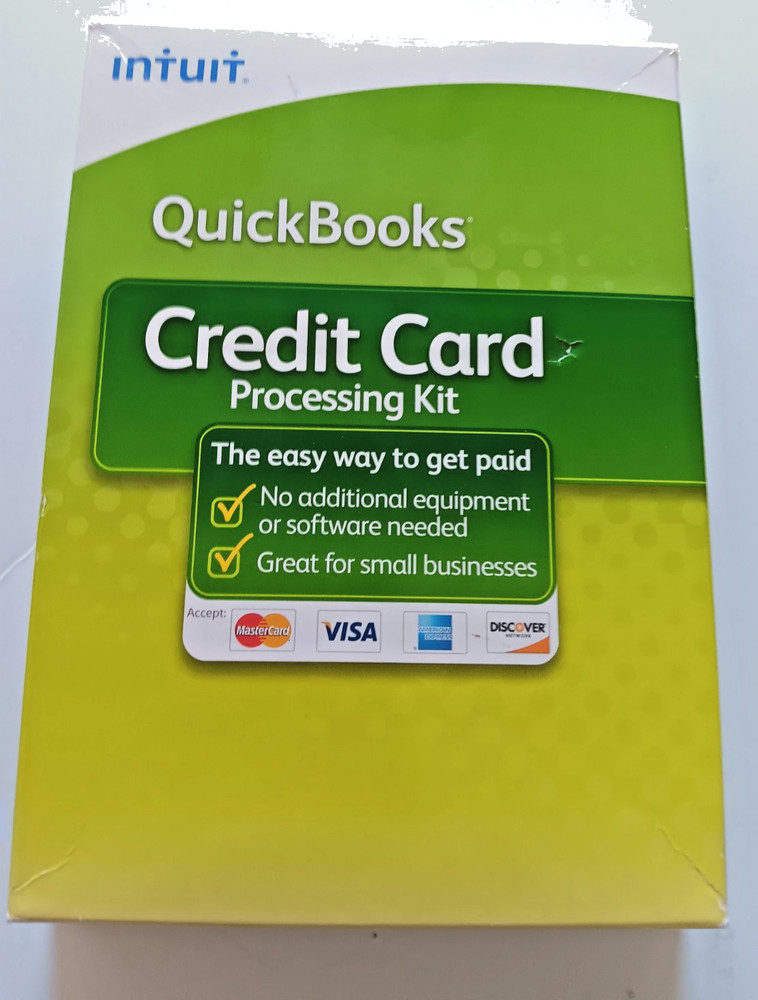 Intuit Credit Card Processing Kit 2008  opened Quick Books