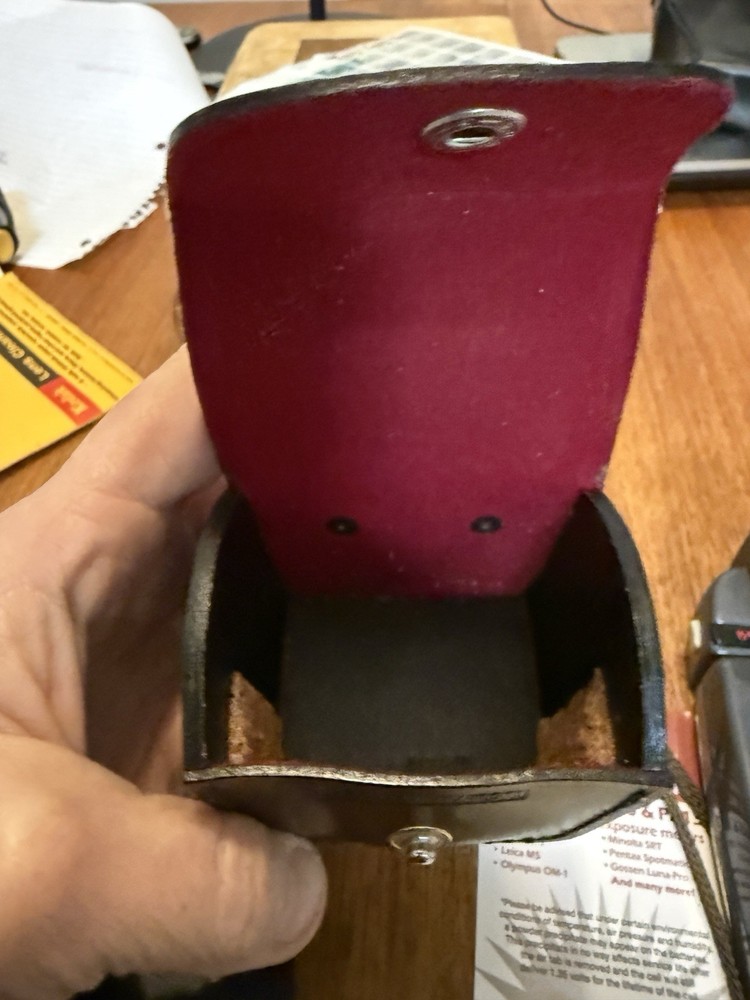 Gossen Luna-pro Incident Light Meter, Cases + variable angle attachment