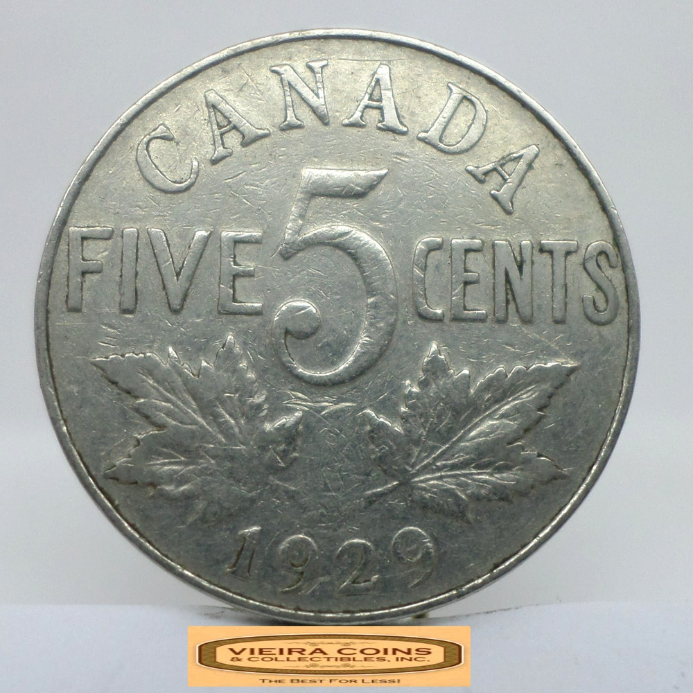 1929 Canada 5 Cents - #C56023NQ