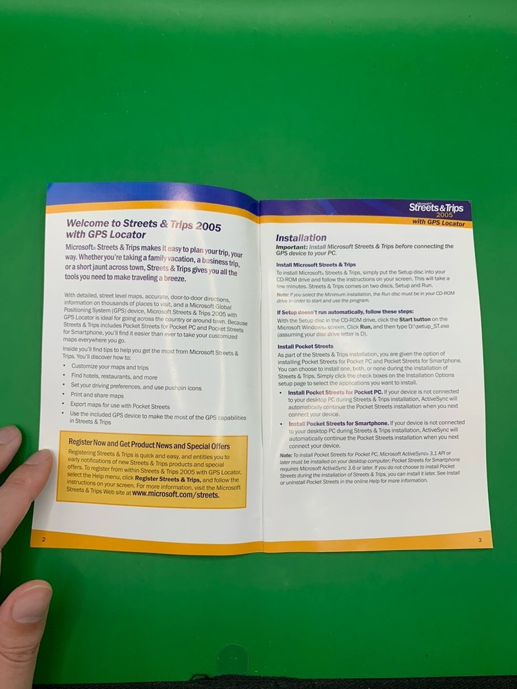 Microsoft Streets & Trips 2005 For PC