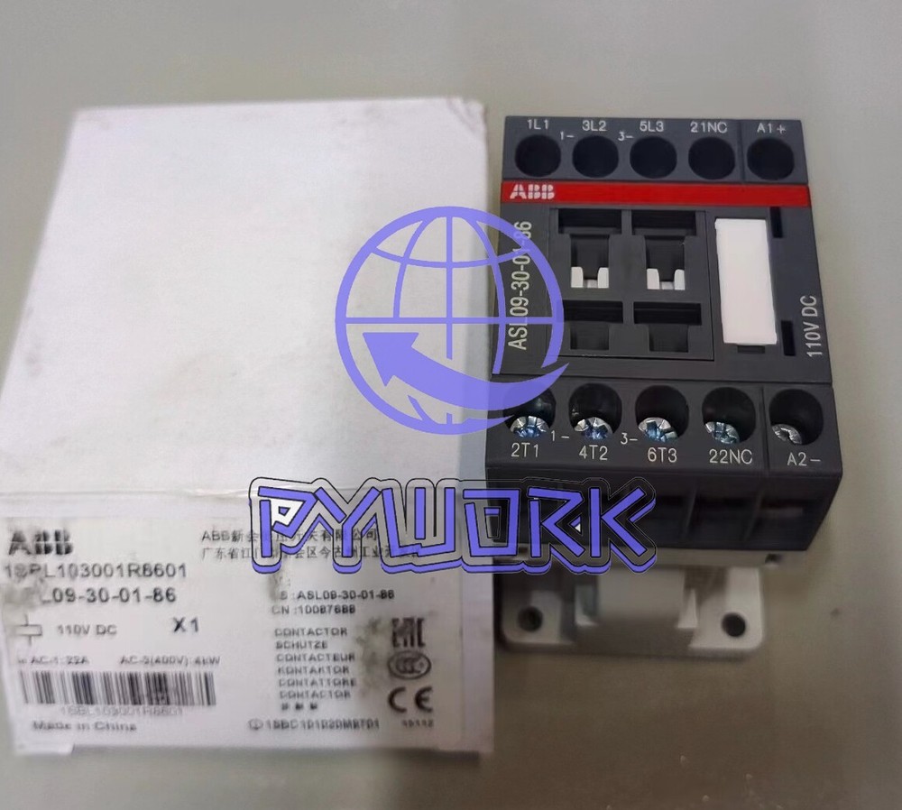 New ABB ASL09-30-01-86 Contactor 110VDC (1PCS)