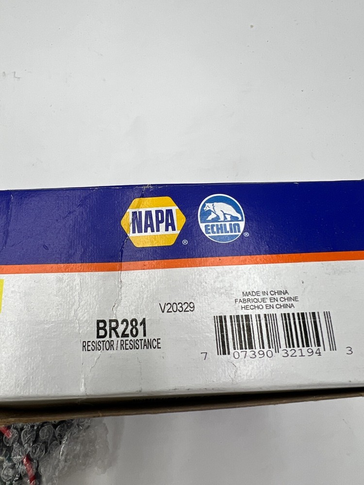 Genuine NAPA Echlin Blower Motor Resistor BR281