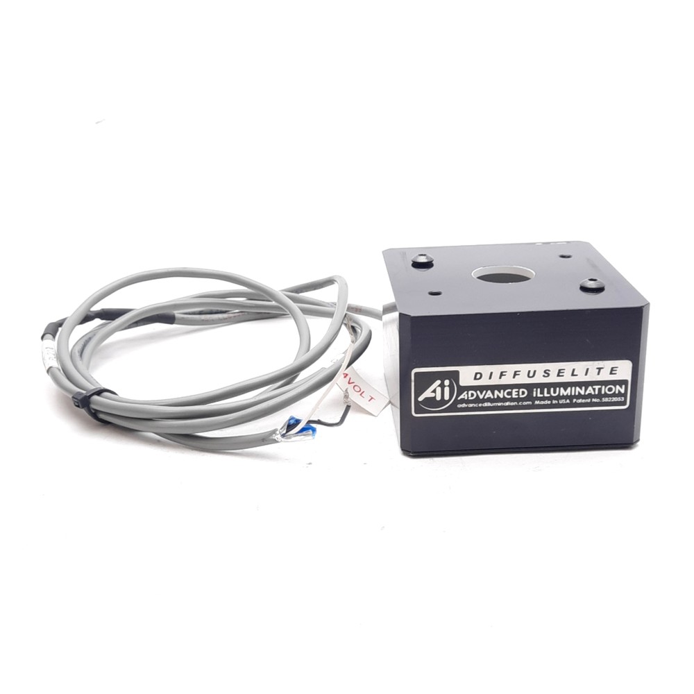 Advanced Illumination DL2230-660 Red Diffuse Dome Light, 24VDC, 4ft Lead Wire