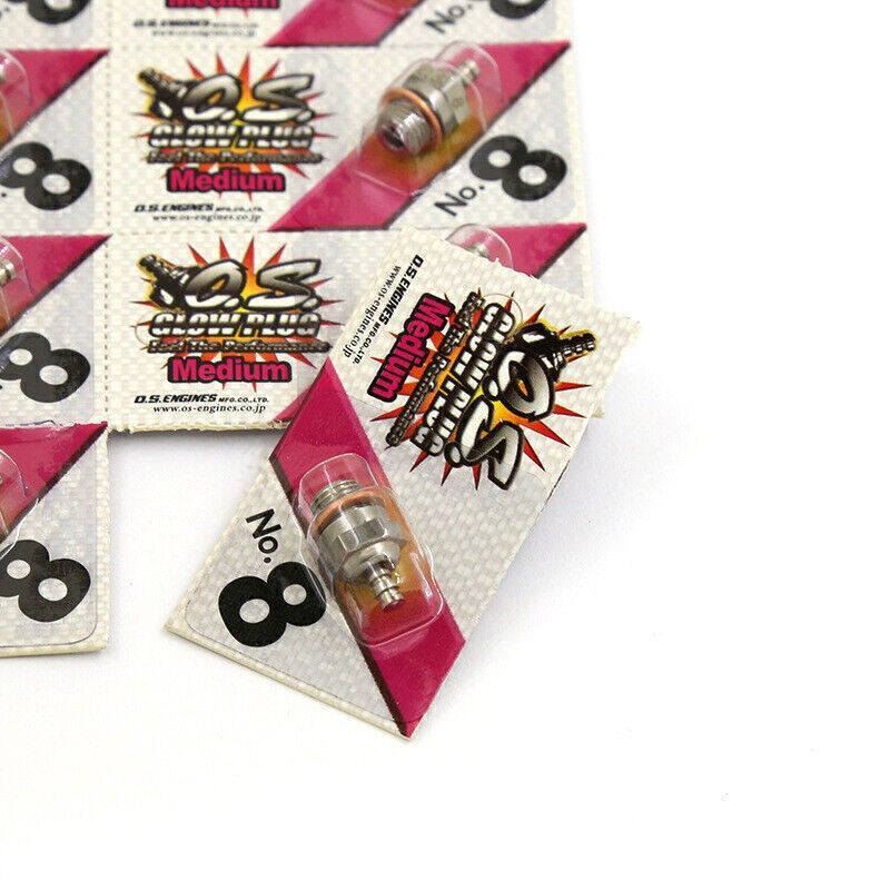 Glow Plug Standard OS No.8 Glow Plug Spark Medium For Nitro Engine RC Car