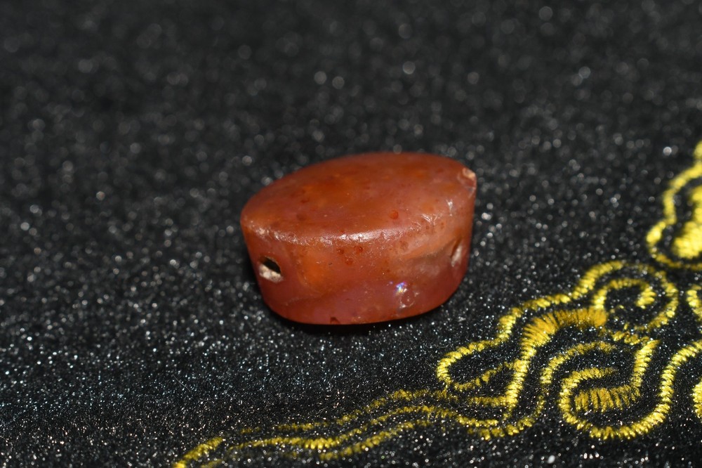 Rare Authentic Ancient Near Eastern Carnelian Stone Bead over 2000 Years Old