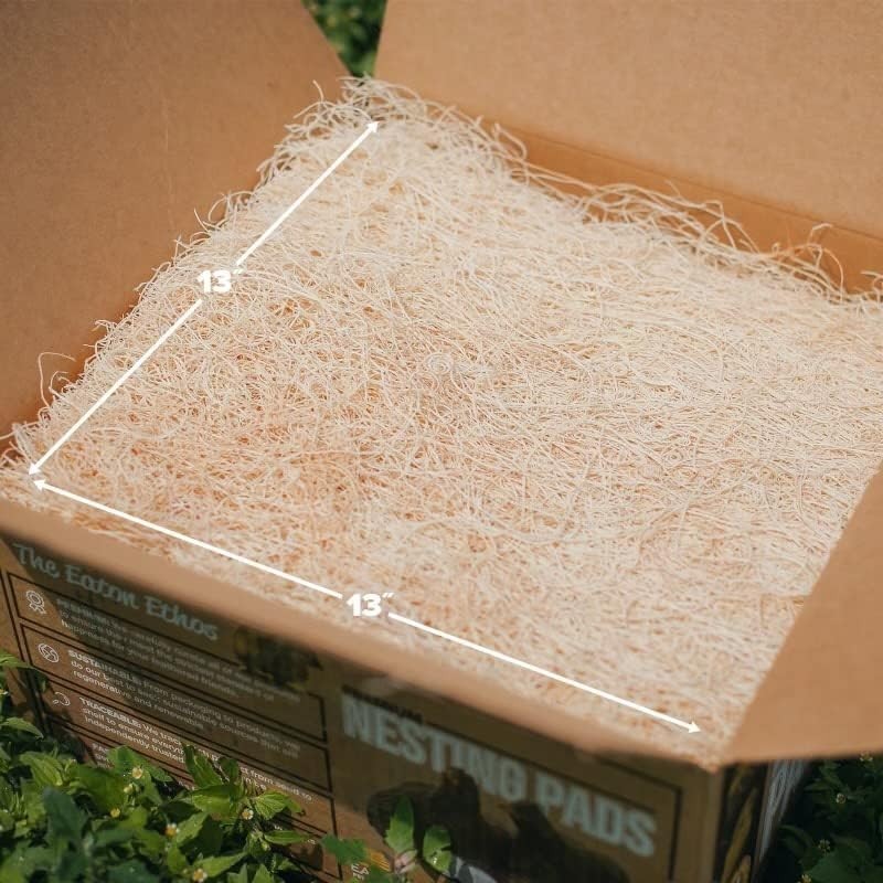 Comfortable Aspen Nesting Pads for Laying Hens - 10 Pack, Easy Egg Collection