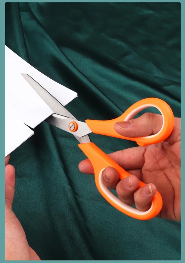 1pc Scissors MultiUse Comfortable Grip for Fabric Sewing Craft Use Home & Office