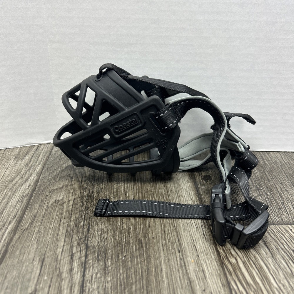 Coastal - Soft Basket Dog Muzzle, Black, 04