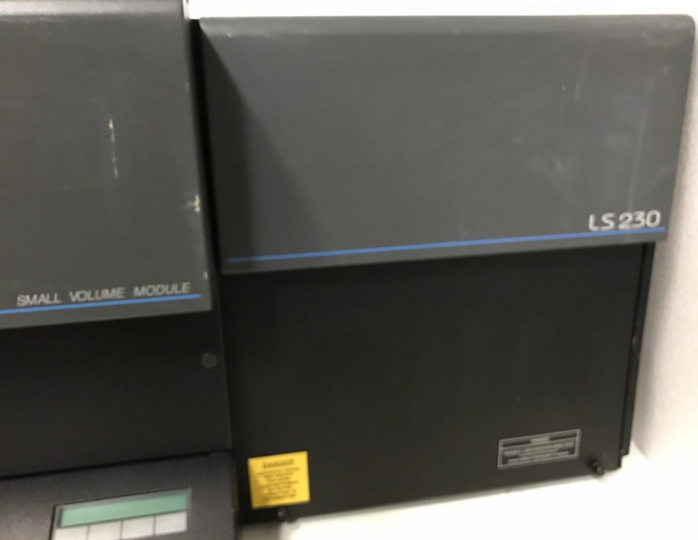 Coulter LS 230 Laser Diffraction Particle Size Analyzer / Small Volume Module
