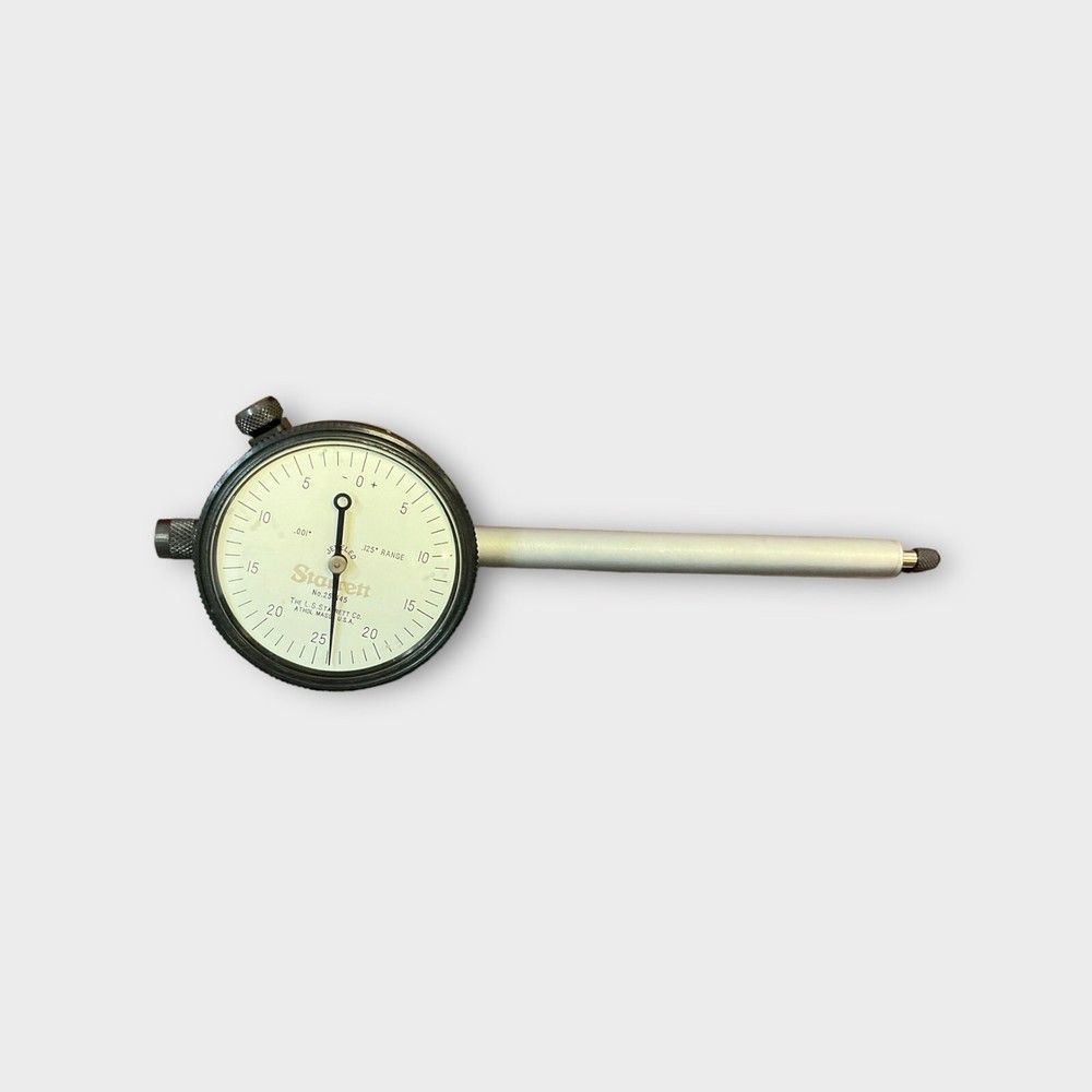 Starrett 25-145J Dial Indicator with 4” Stem
