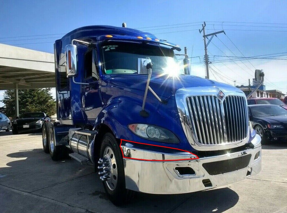 Chrome Bumper Corner Driver Left Side International ProStar