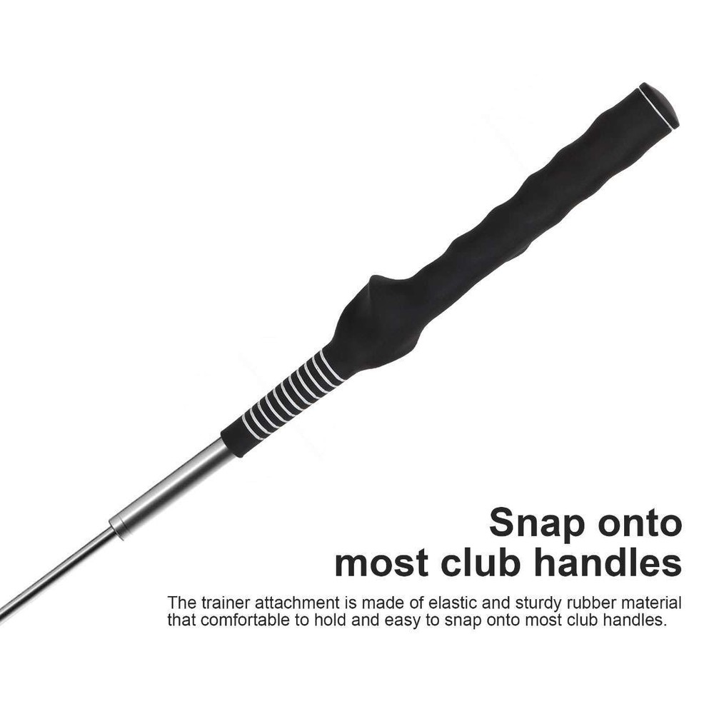 2Pcs Set Golf Grip Trainer Standard Teaching Aid Warm Up Training Tempo Practice