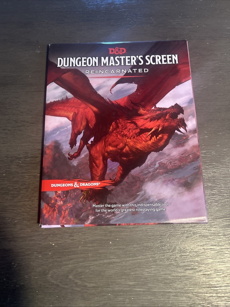 Dungeons & Dragons 5th RPG Master's DM Screen Reincarnated Guide