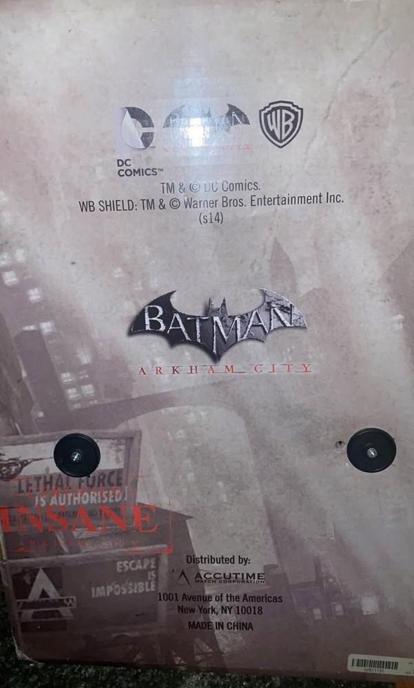 Batman Arkham Knight joker Clock green