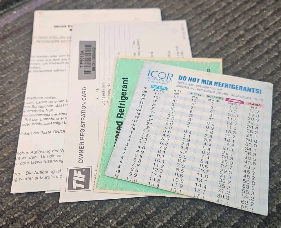 TIF 9010A Single Electronic Scale with Case - READ