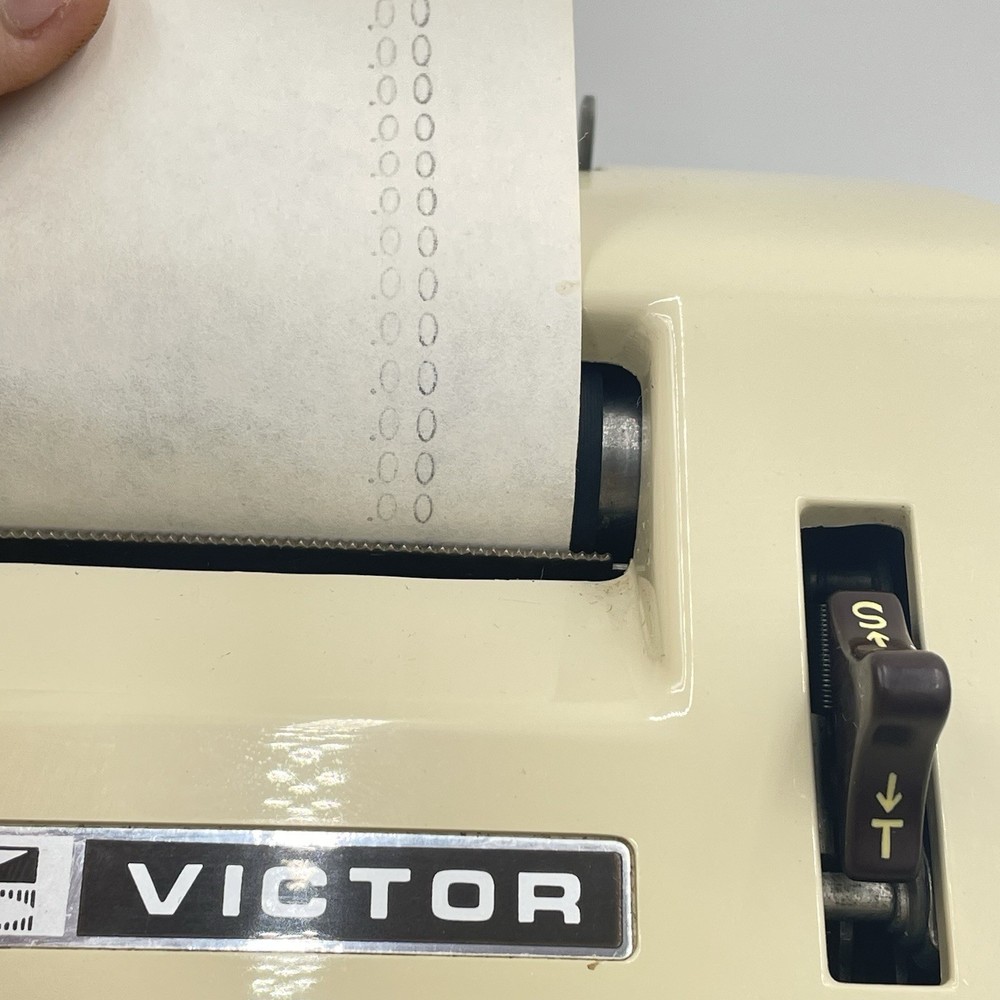 Vintage Victor 215A Adding Machine "Tested & Working”