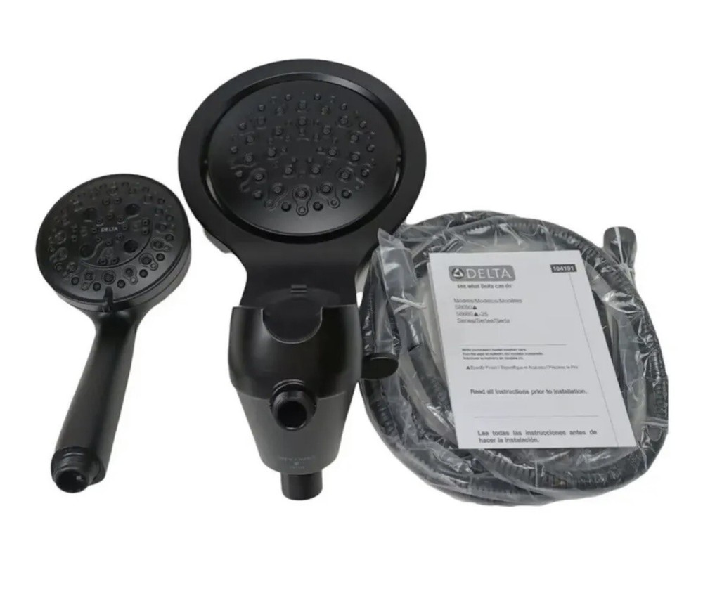 Delta 58680-BL HydroRain H2Okinetic 1.75 GPM Multi Function - Matte Black