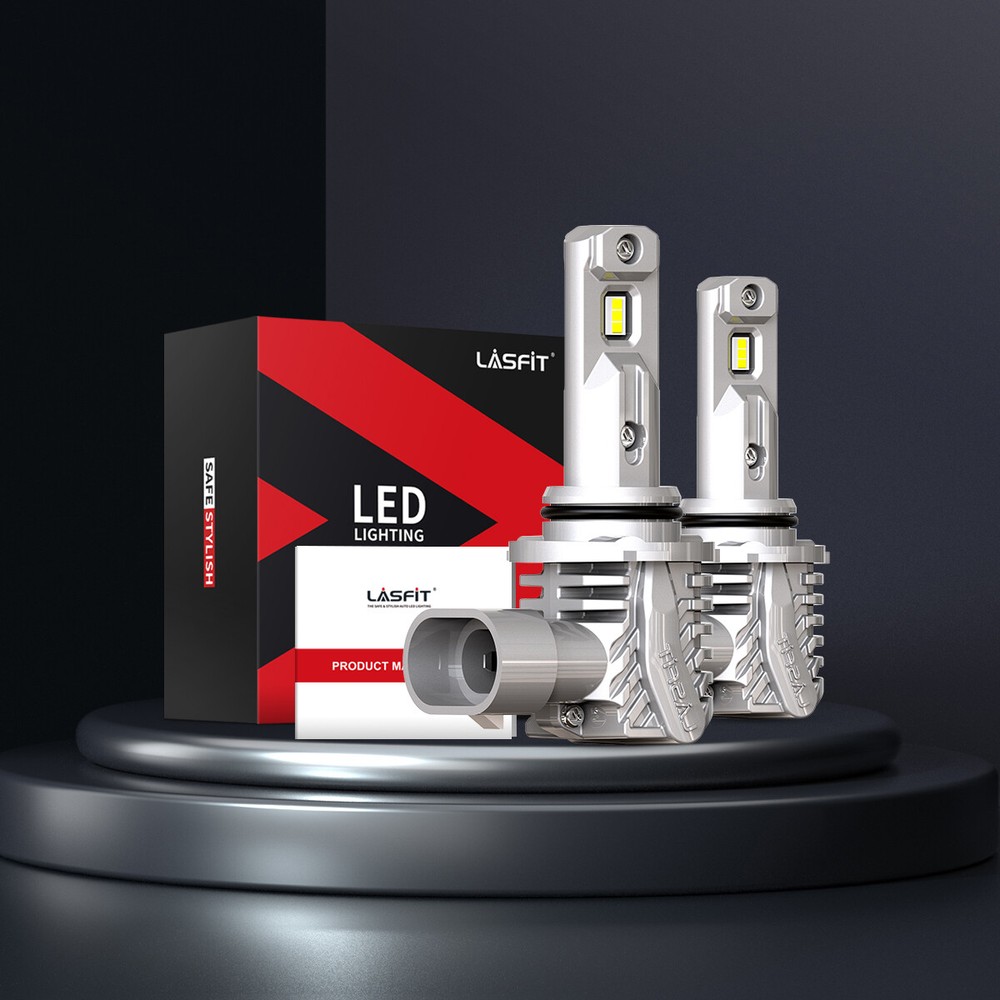 LASFIT 9005 LED Headlight Bulb Conversion Kit High Beam White Super Bright 6000K
