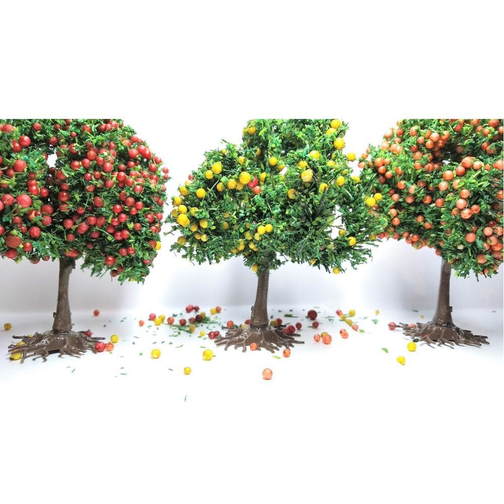 3 FRUIT TREES 6 CM - Artisan32 - 05817